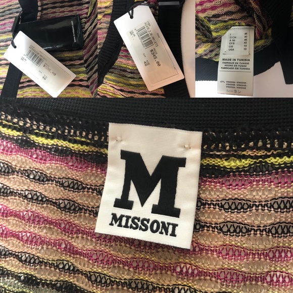 NWT Missoni Tank and Cardigan Sweater Set IT 46 - Picture 3 of 9